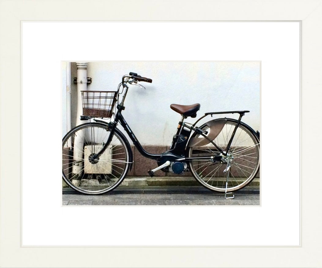 Bicycle Street Photography #2057, 10x12" Gallery Frame