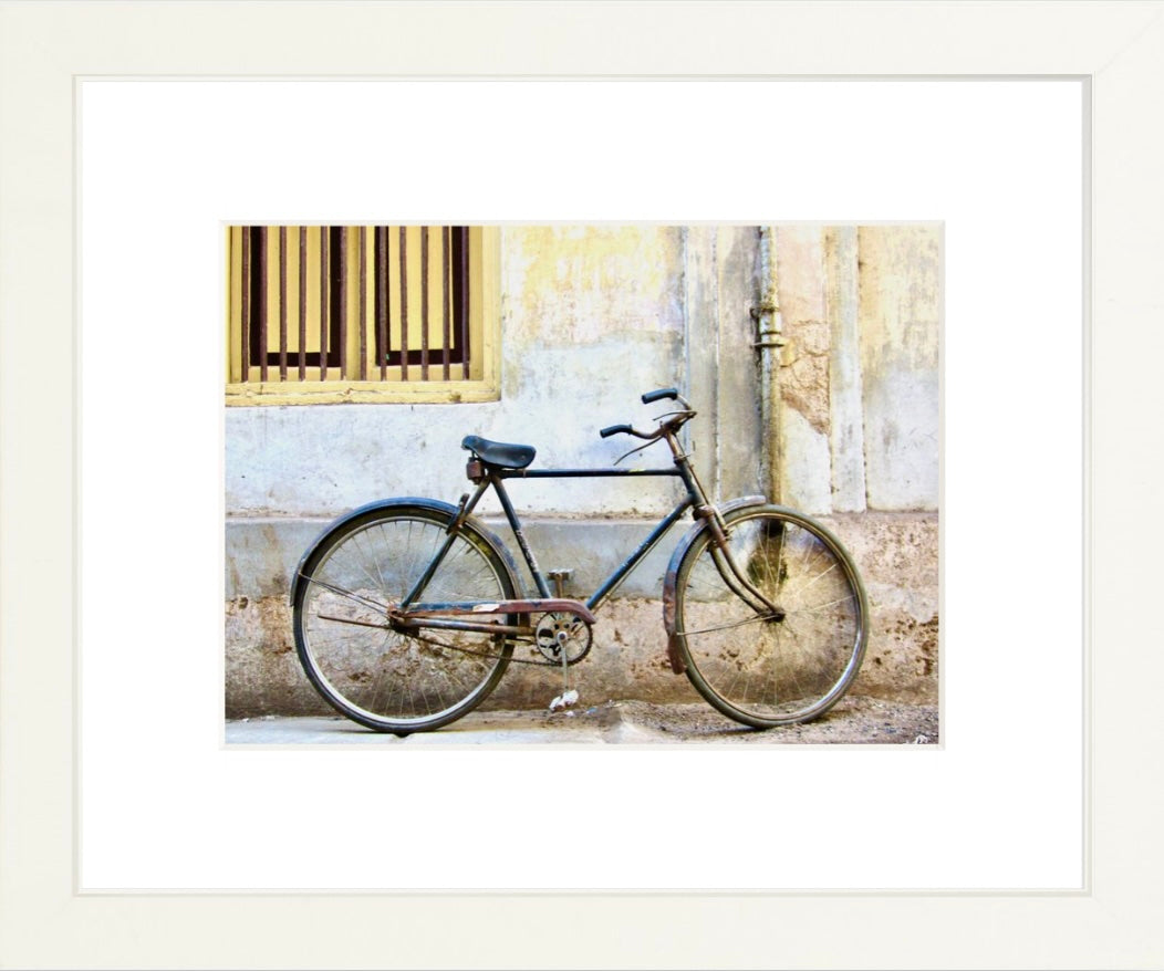 Bicycle Street Photography #4187, 10x12" Gallery Frame