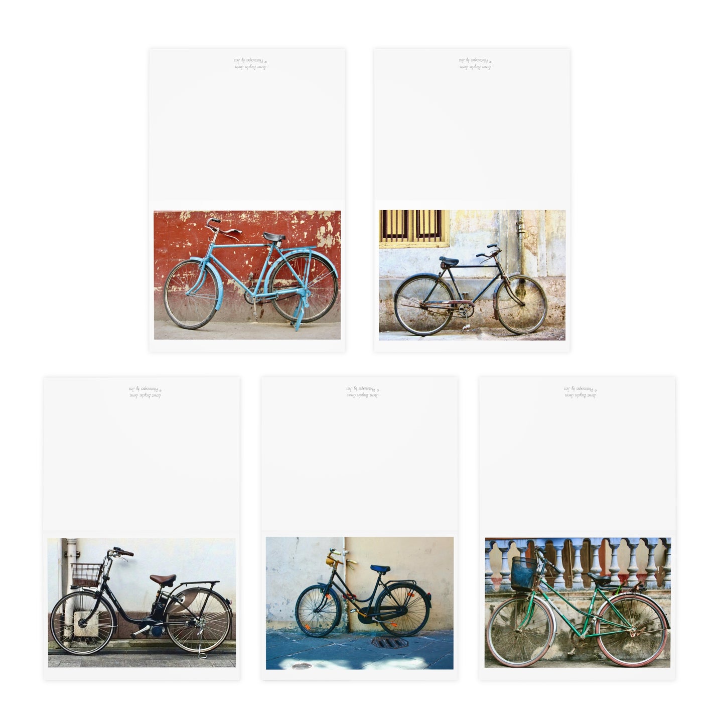 Bicycle Greeting Cards (5-Pack)