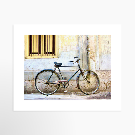 Bicycle Street Photography #4187, 6x8" Fine Art Print